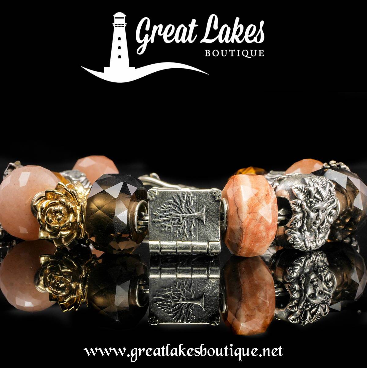 The Palace of Amber Orange Malachite