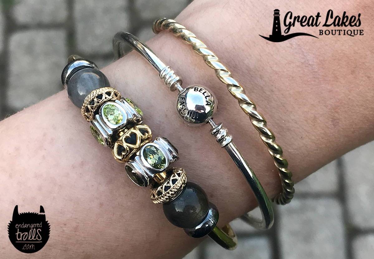 Trollbeads Round Labradorite Inspiration on Simple Go To Bangles