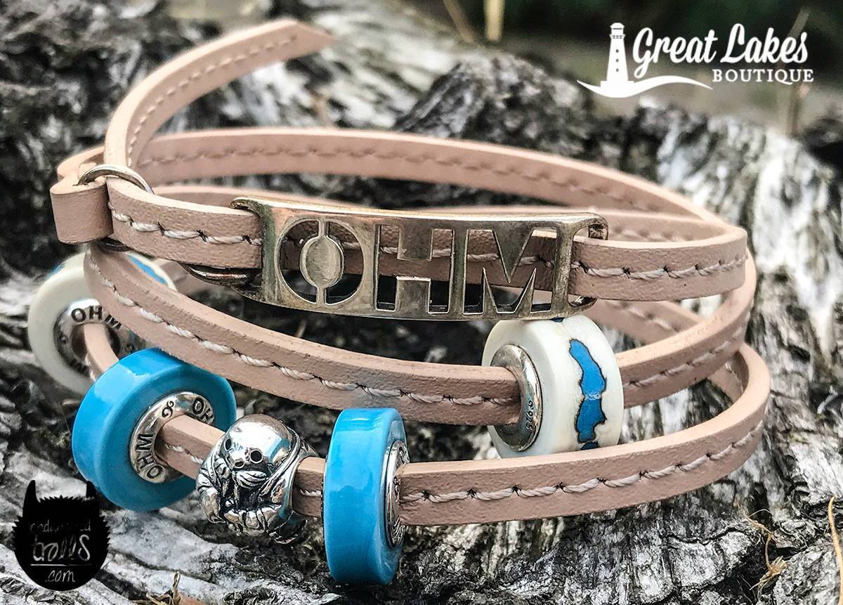 Ohm Beads Whip Bracelet for Casual Summer Styling