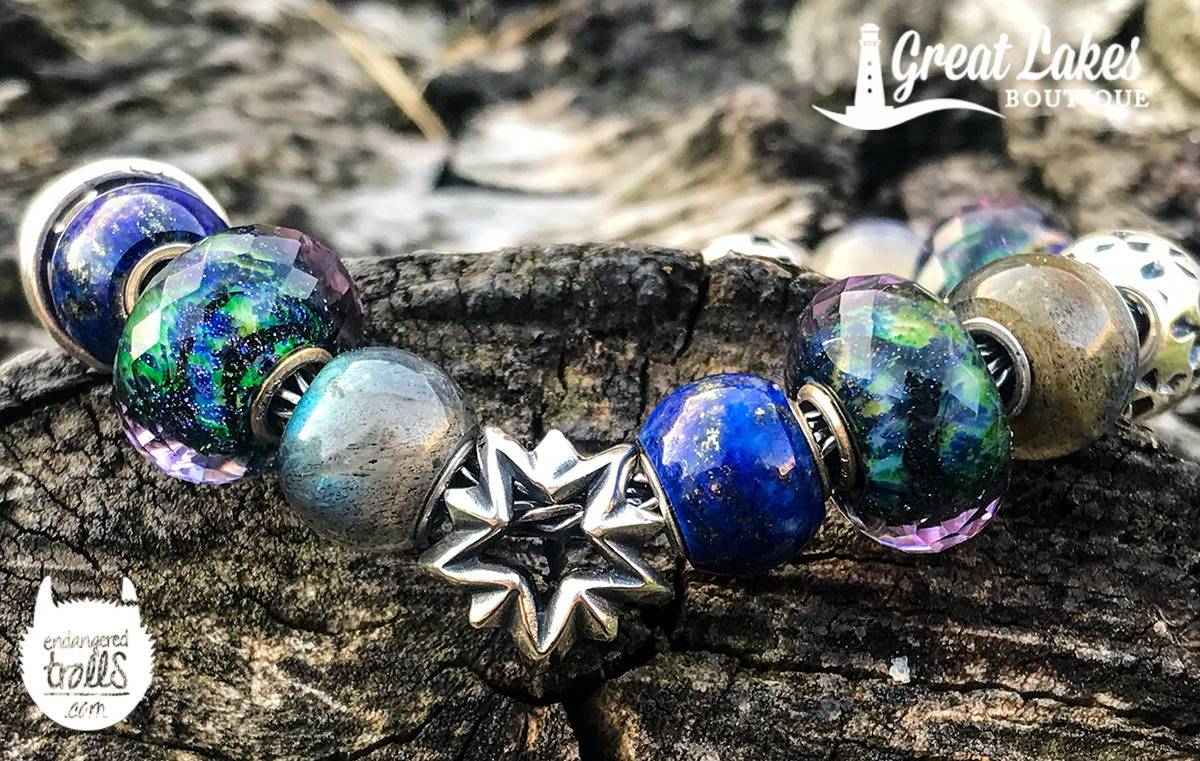 Trollbeads Northern Lights Magic for a Night Sky Bracelet