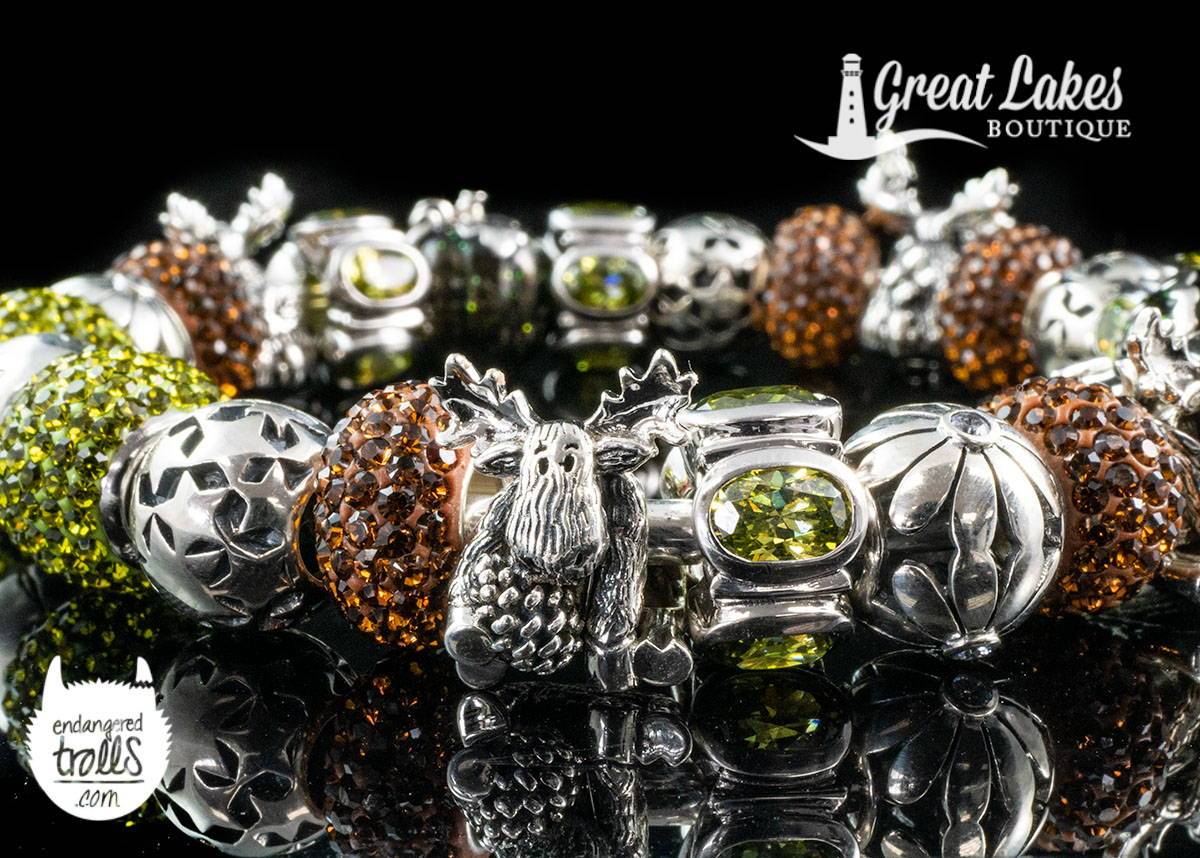 Bella Fascini Pine Cone Moose & Fall CZ Bracelet Inspiration