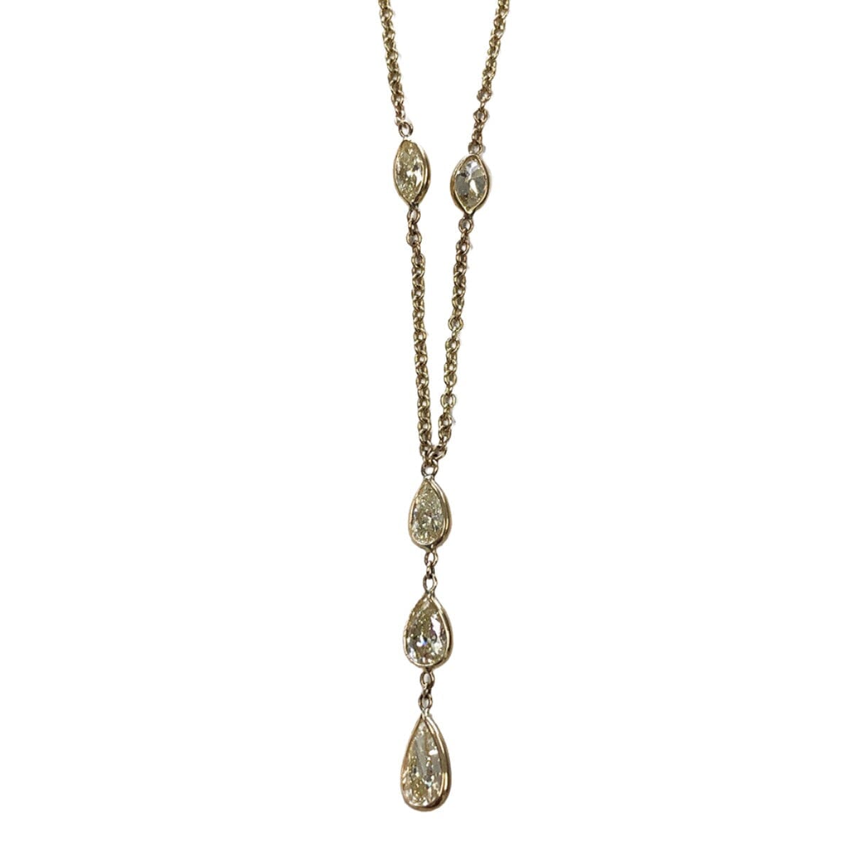 Great Lakes Coin 14k Gold &amp; Diamond Drop Necklace