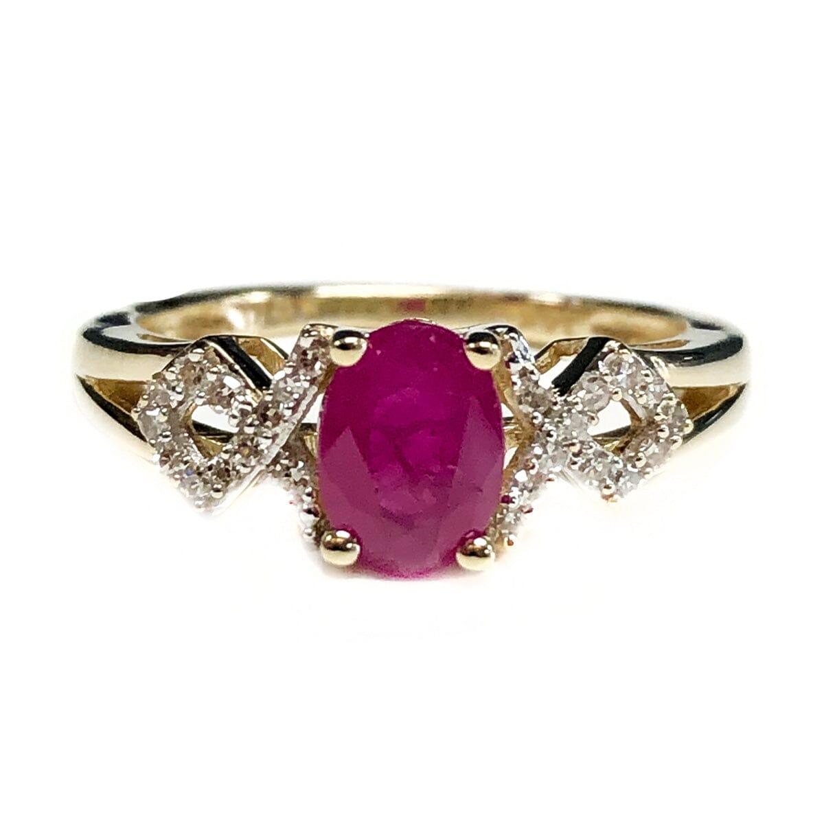 Great Lakes Coin 14k Gold Ruby &amp; Diamond Ring