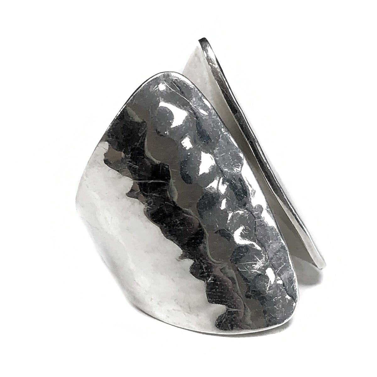 Great Lakes Coin Hammered Silver Ring