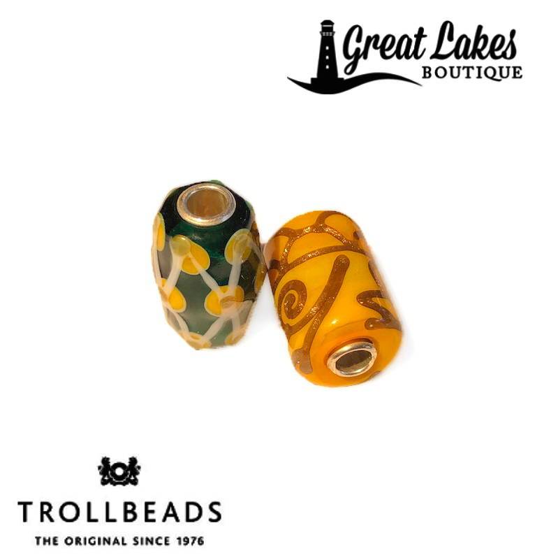 Unreleased Trollbeads Barrel Glass for Bead Bash on the Lake