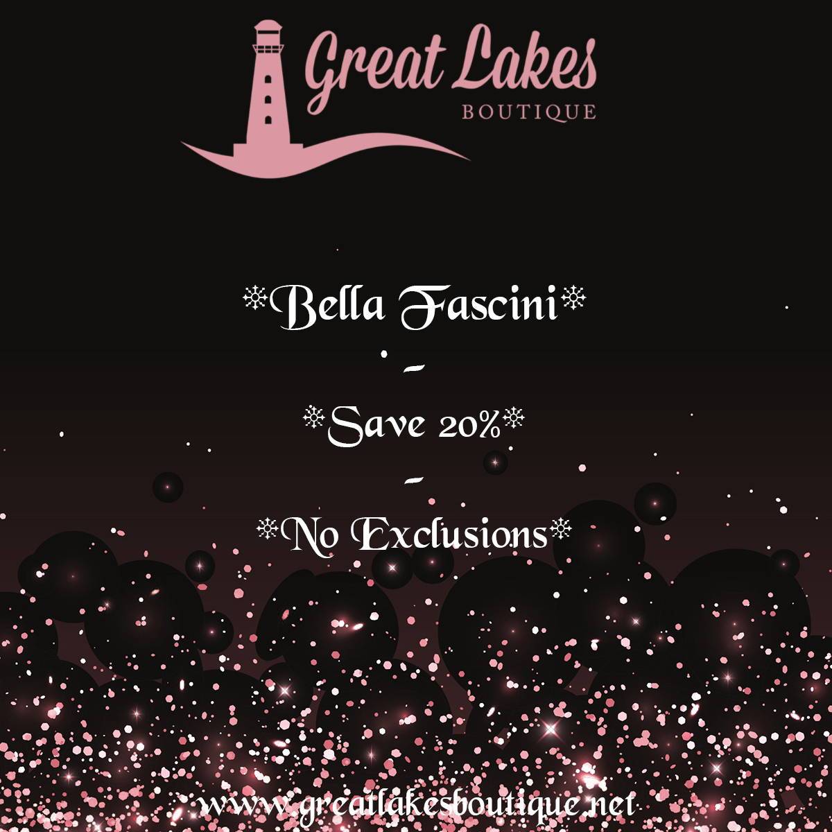 Bella Fascini Black Friday 2020 Sale