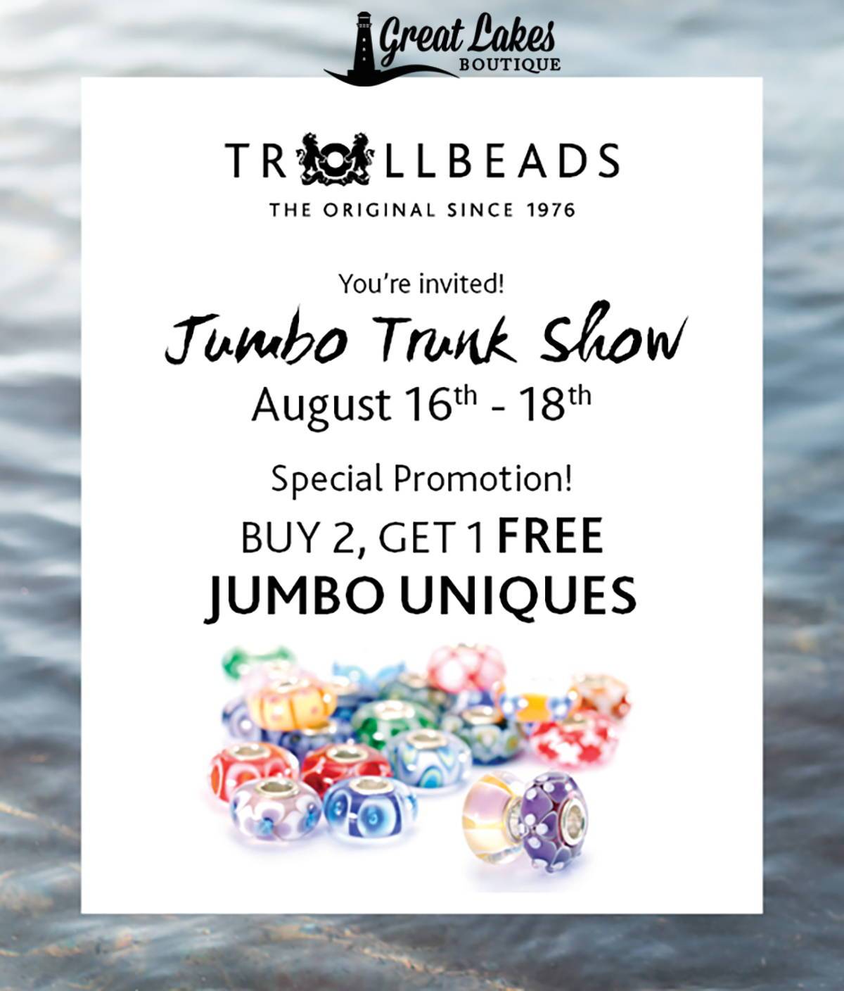 Trollbeads Jumbo Unique Event Details