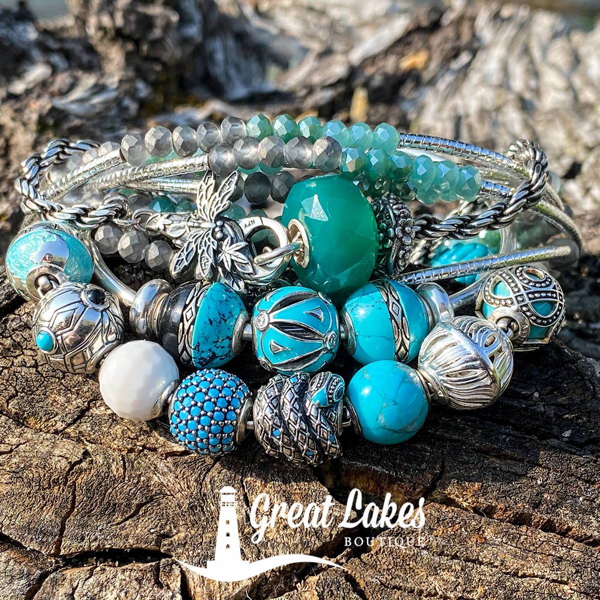 Thomas Sabo Karma Beads Teals & Aquas