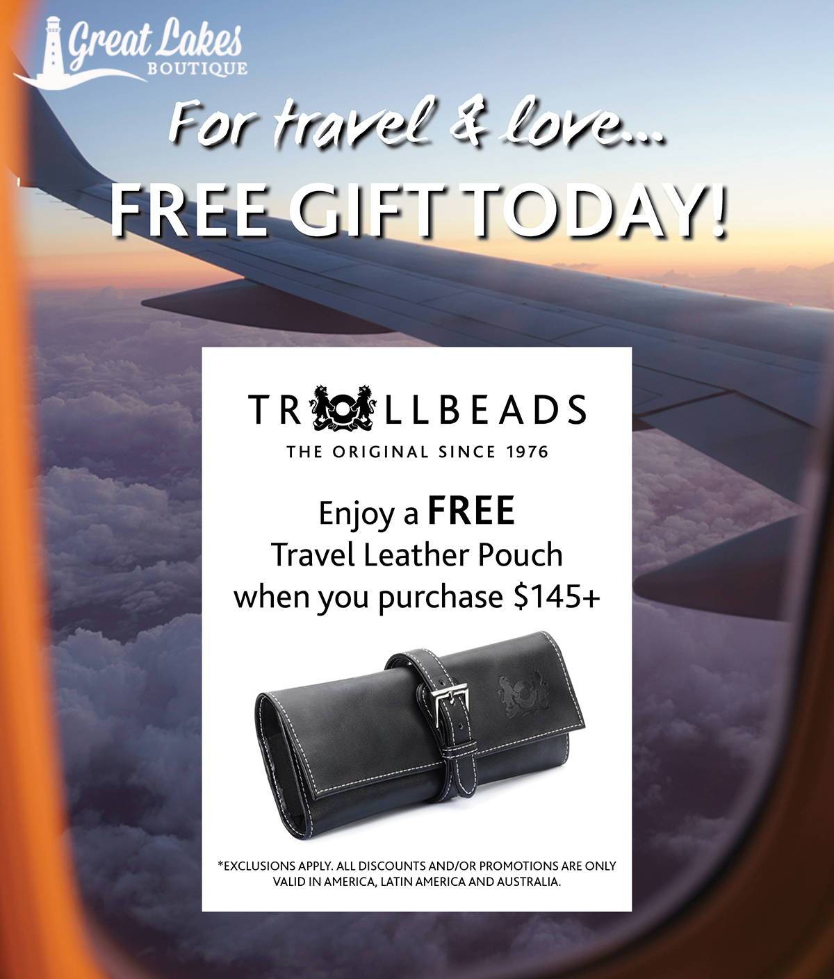 Trollbeads Travel Leather Pouch Gift with Purchase Promotion