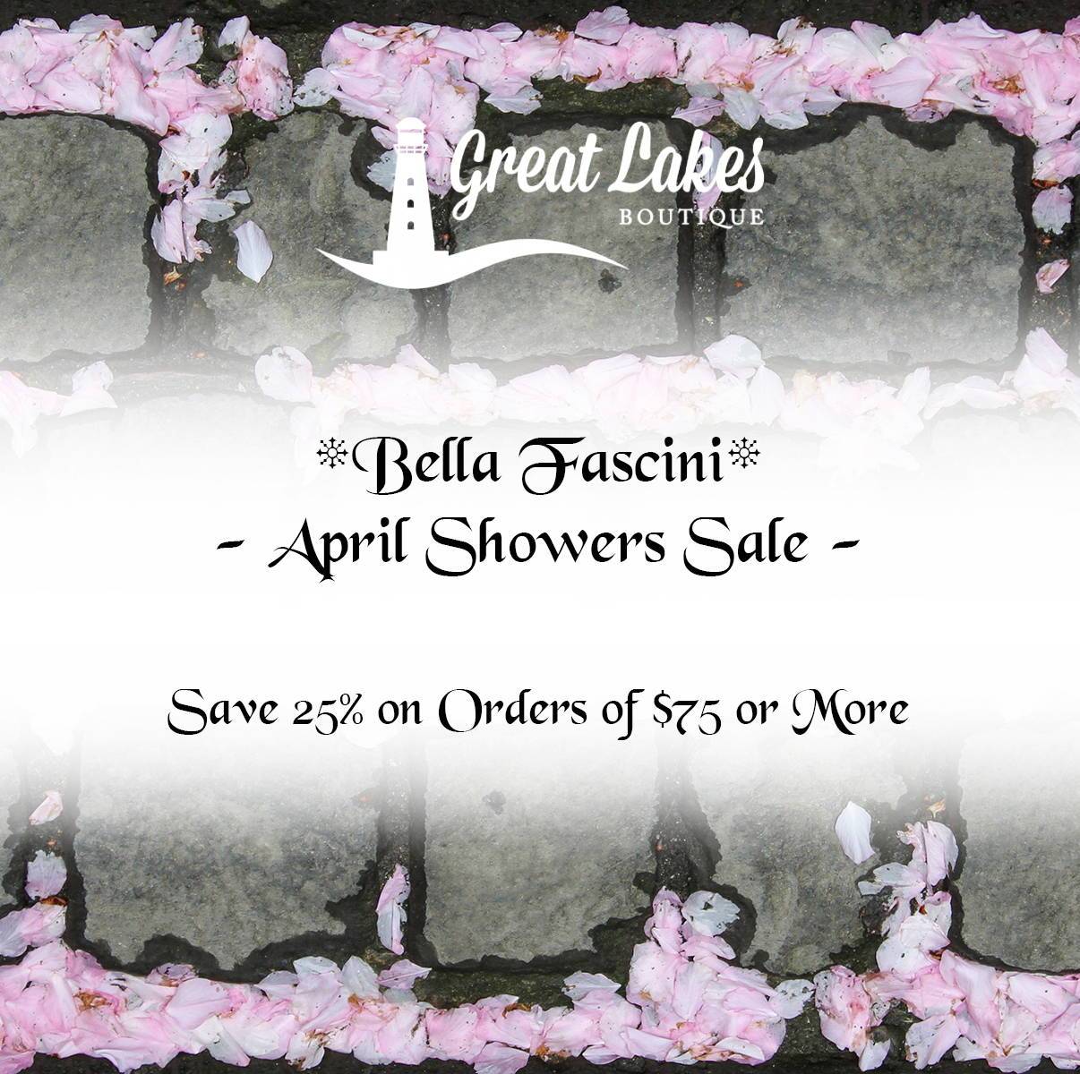 Bella Fascini April Showers Sale