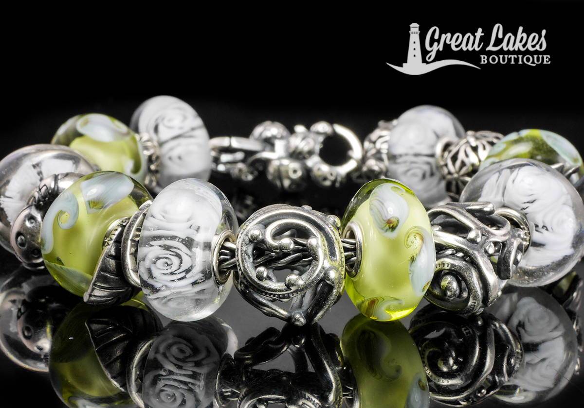 Trollbeads Spring 2020 Inspiration with White Roses