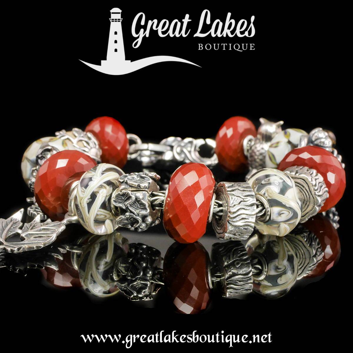 Trollbeads Red Jasper Inspiration