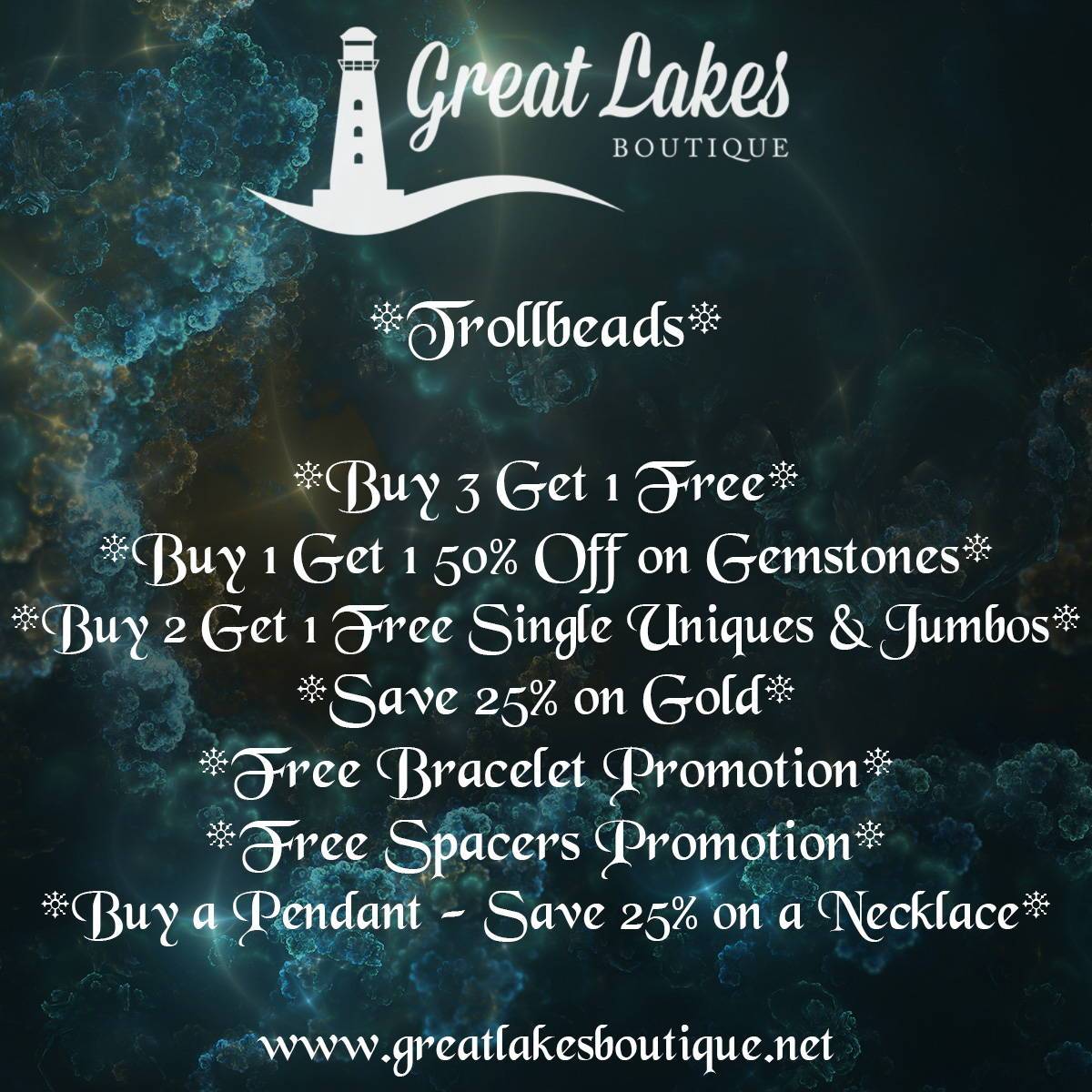 Trollbeads Promotions for Bead Bash on the Lake Fall 2021