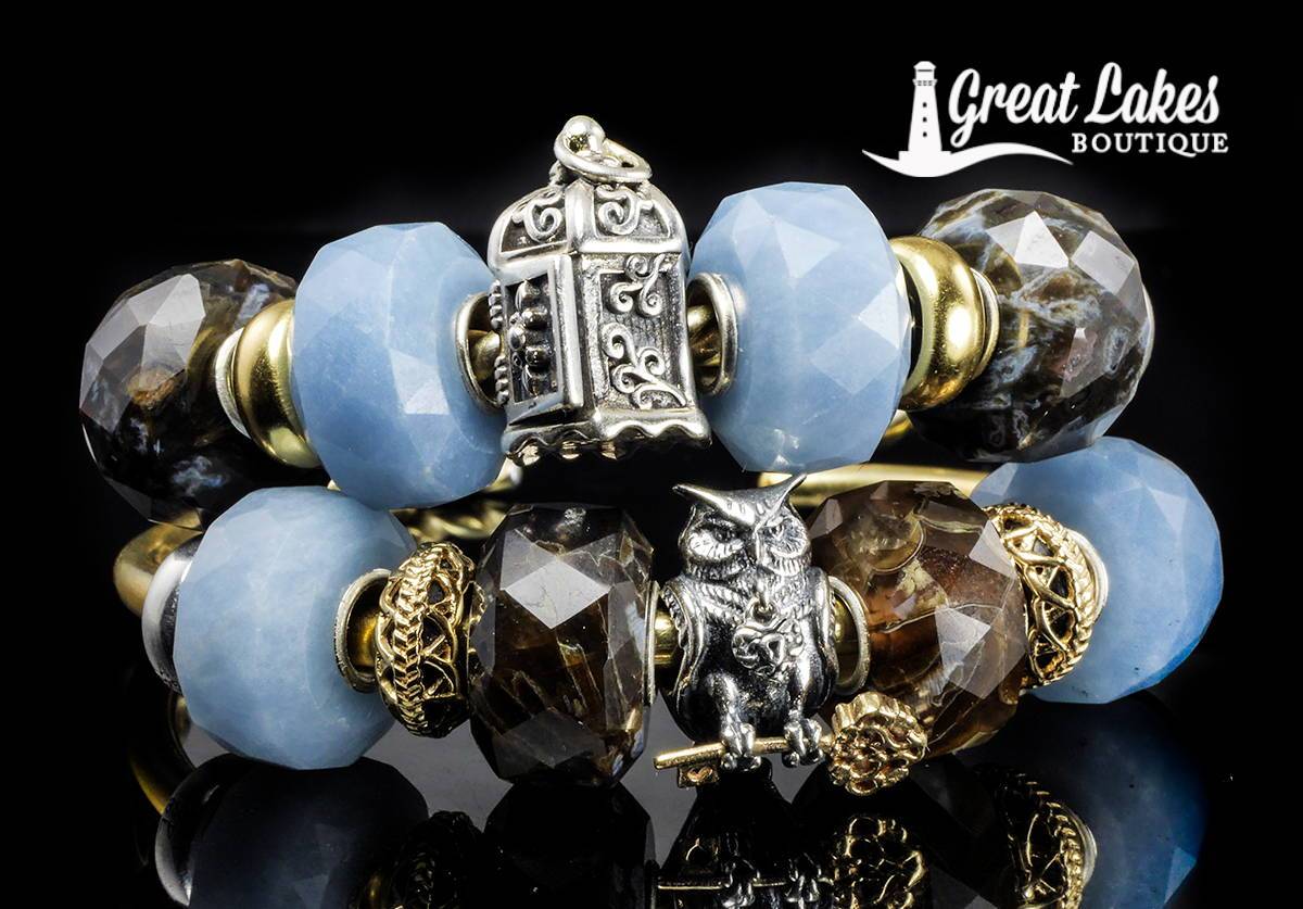 The Palace of Amber Pseudomorph Agate with Anzolites