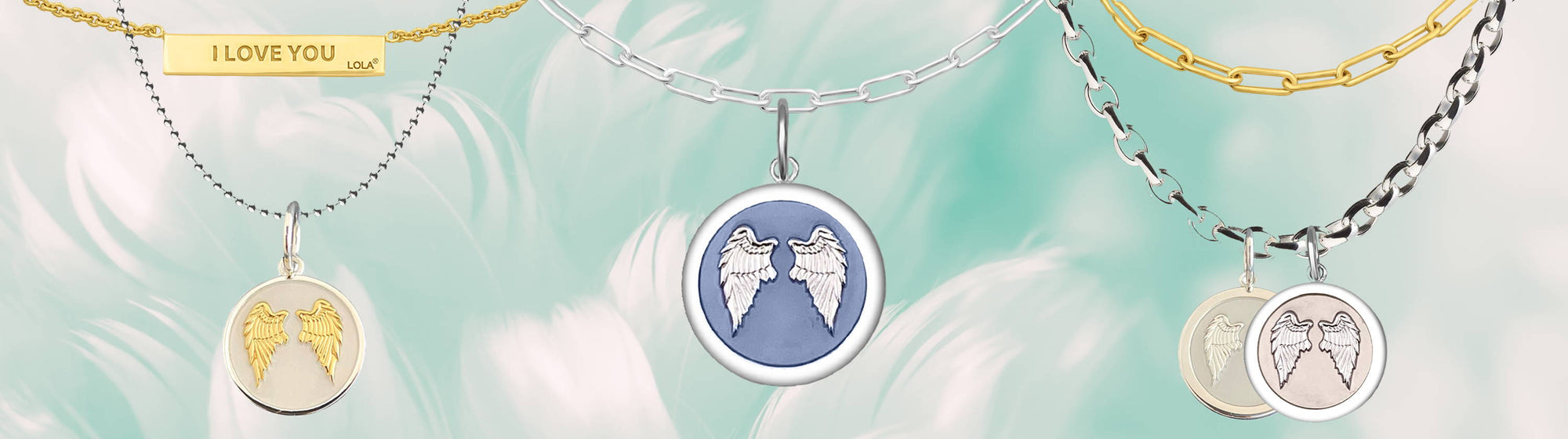 Lola Angel Wing Pendants for Spring 2022