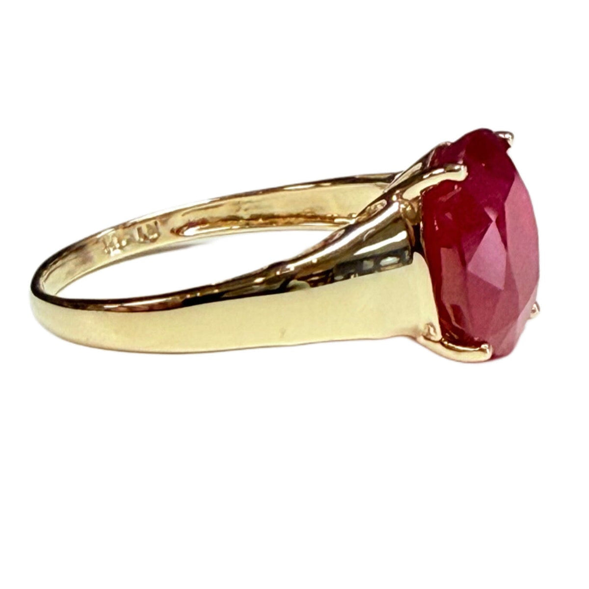 Great Lakes Coin 10k Gold & Ruby Ring