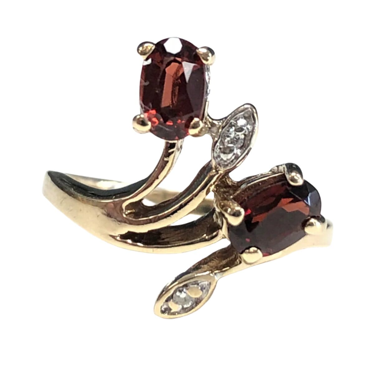 Great Lakes Coin 10k Gold &amp; Garnet Ring