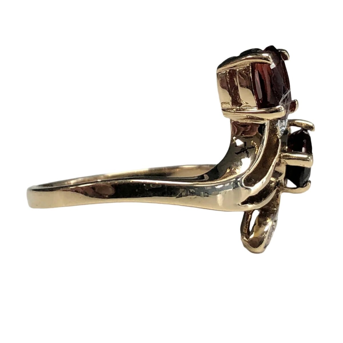 Great Lakes Coin 10k Gold &amp; Garnet Ring