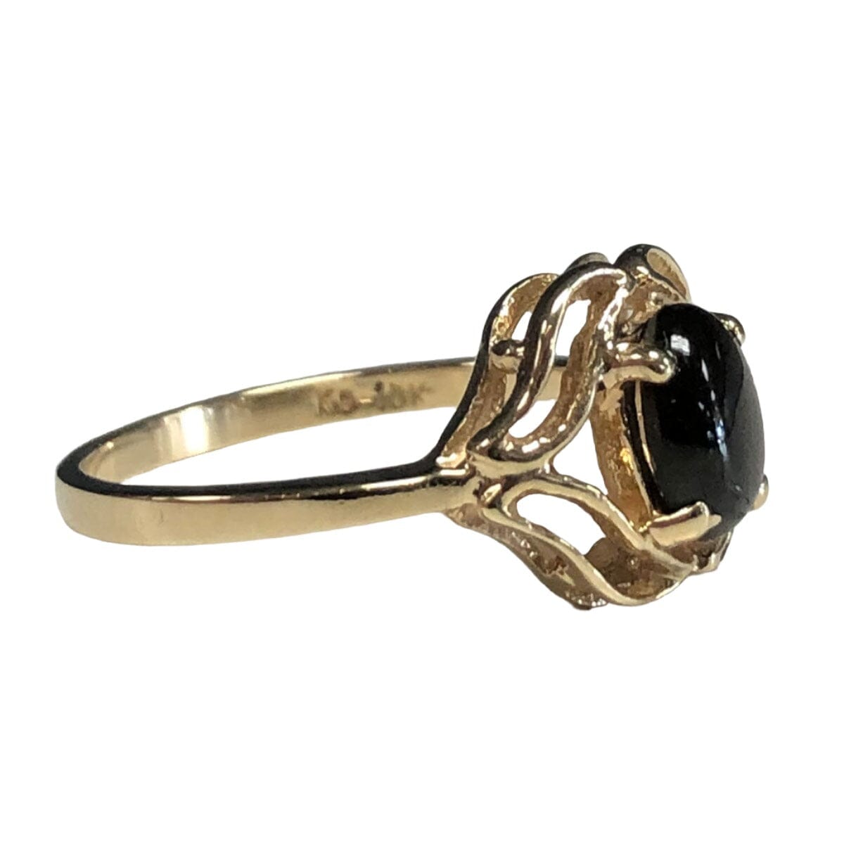 Great Lakes Coin 10k Gold &amp; Cat&#39;s Eye Quartz Ring