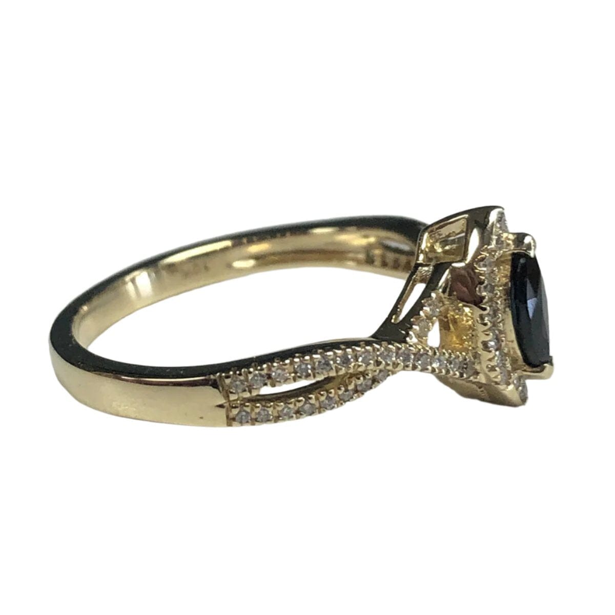Great Lakes Coin 10k Gold Diamond &amp; Sapphire Ring