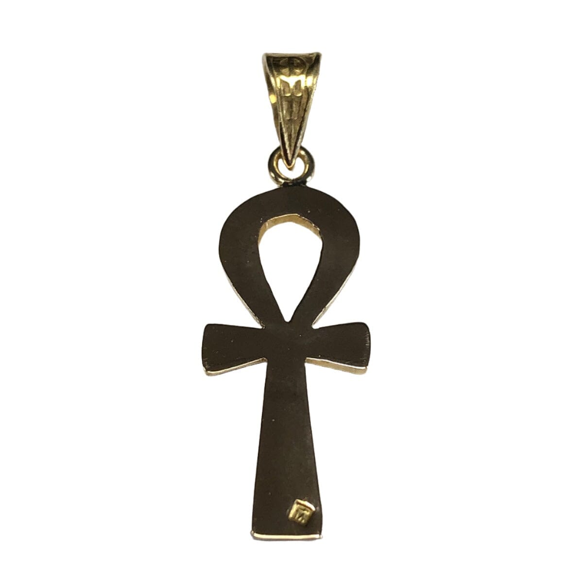 Great Lakes Coin 14k Gold &amp; Turquoise Ankh Pendant