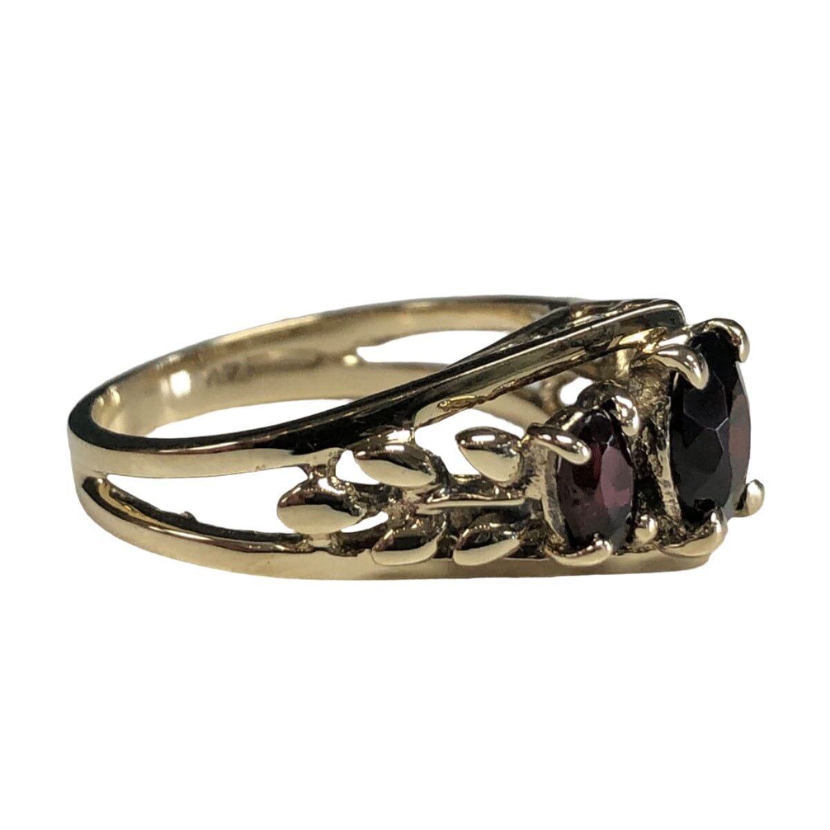 Great Lakes Coin 14k Gold &amp; Garnet Ring