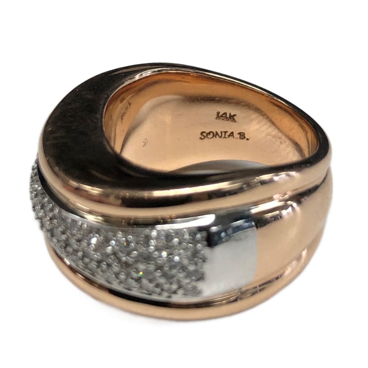 Great Lakes Coin Sonia B 14k Rose Gold &amp; Diamond Ring