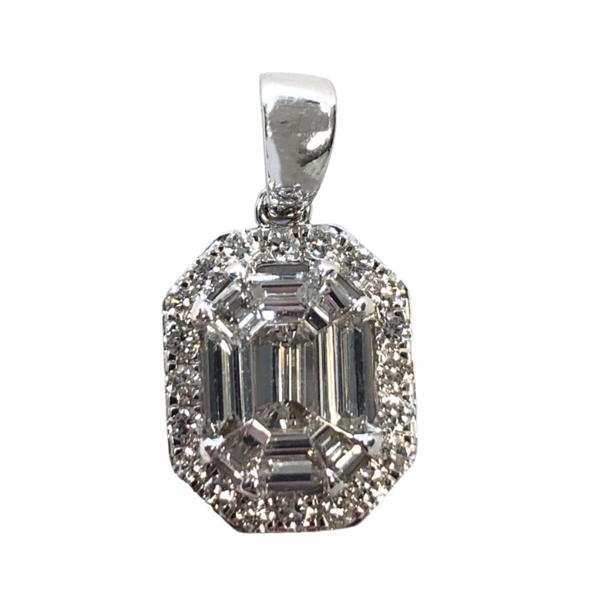 Great Lakes Coin 14k White Gold &amp; Diamond Pendant