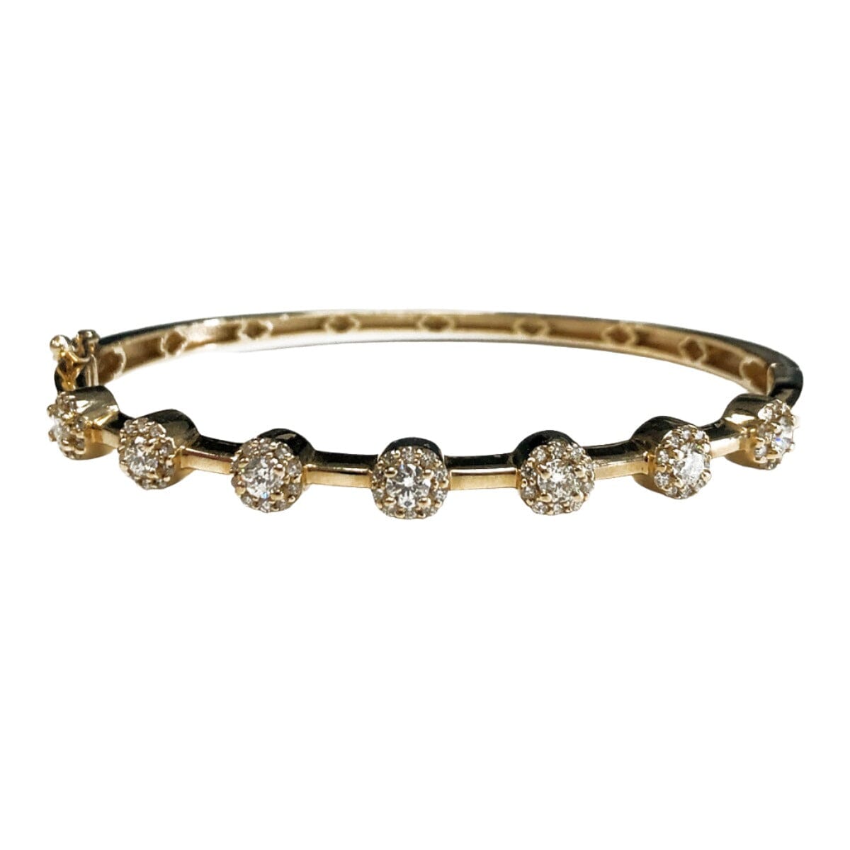 Great Lakes Coin 14k Gold &amp; Diamond Bangle