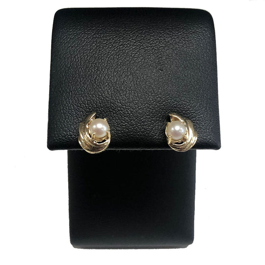 14k Gold & Pearl Earrings