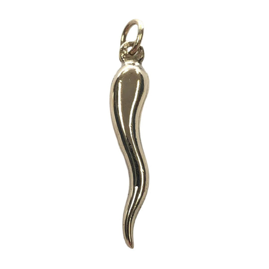 14k Gold Cornicello Pendant