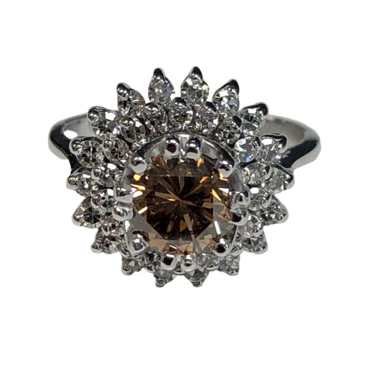 14k Chocolate Diamond Cocktail Ring