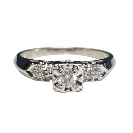 14k Gold & Diamond Ring