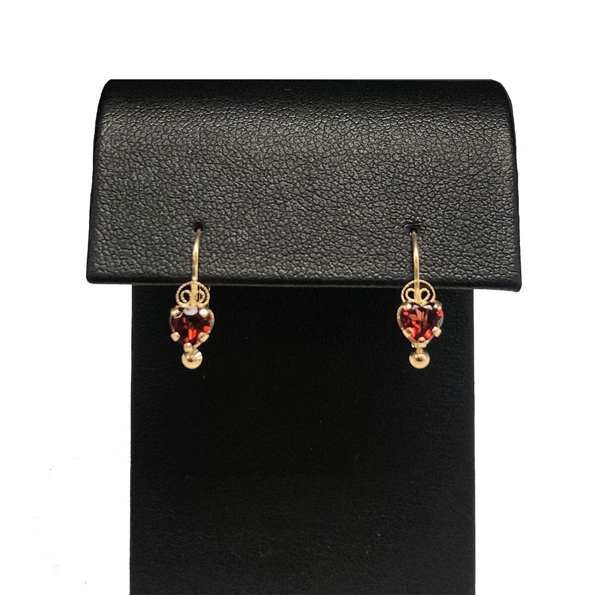 Great Lakes Coin 14k Gold &amp; Garnet Earrings