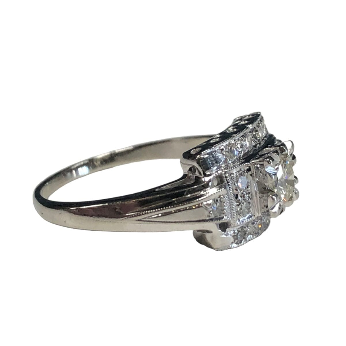 Great Lakes Coin 14k White Gold Diamond Ring