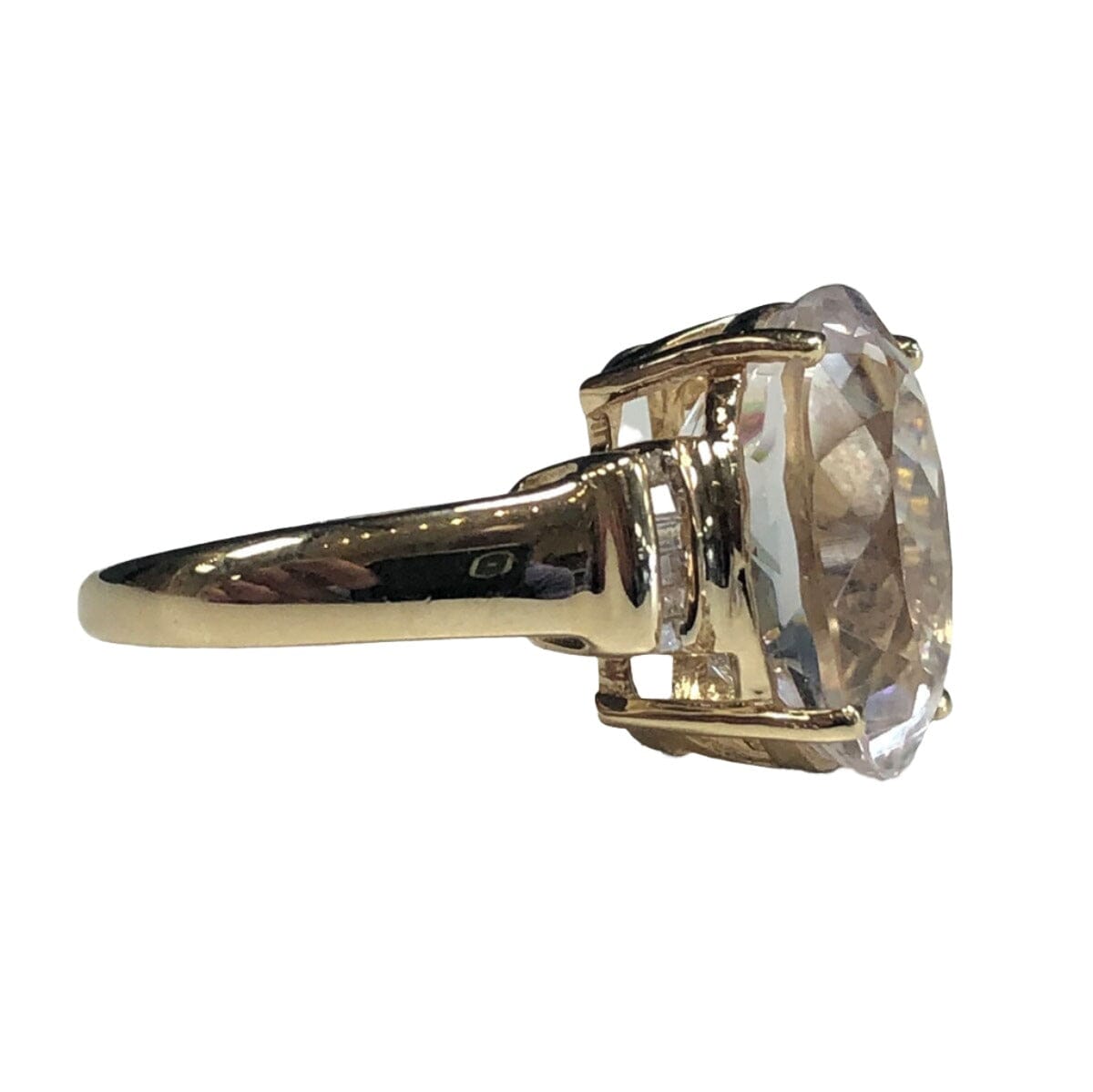 Great Lakes Coin 14k Gold Kunzite &amp; Diamond Ring