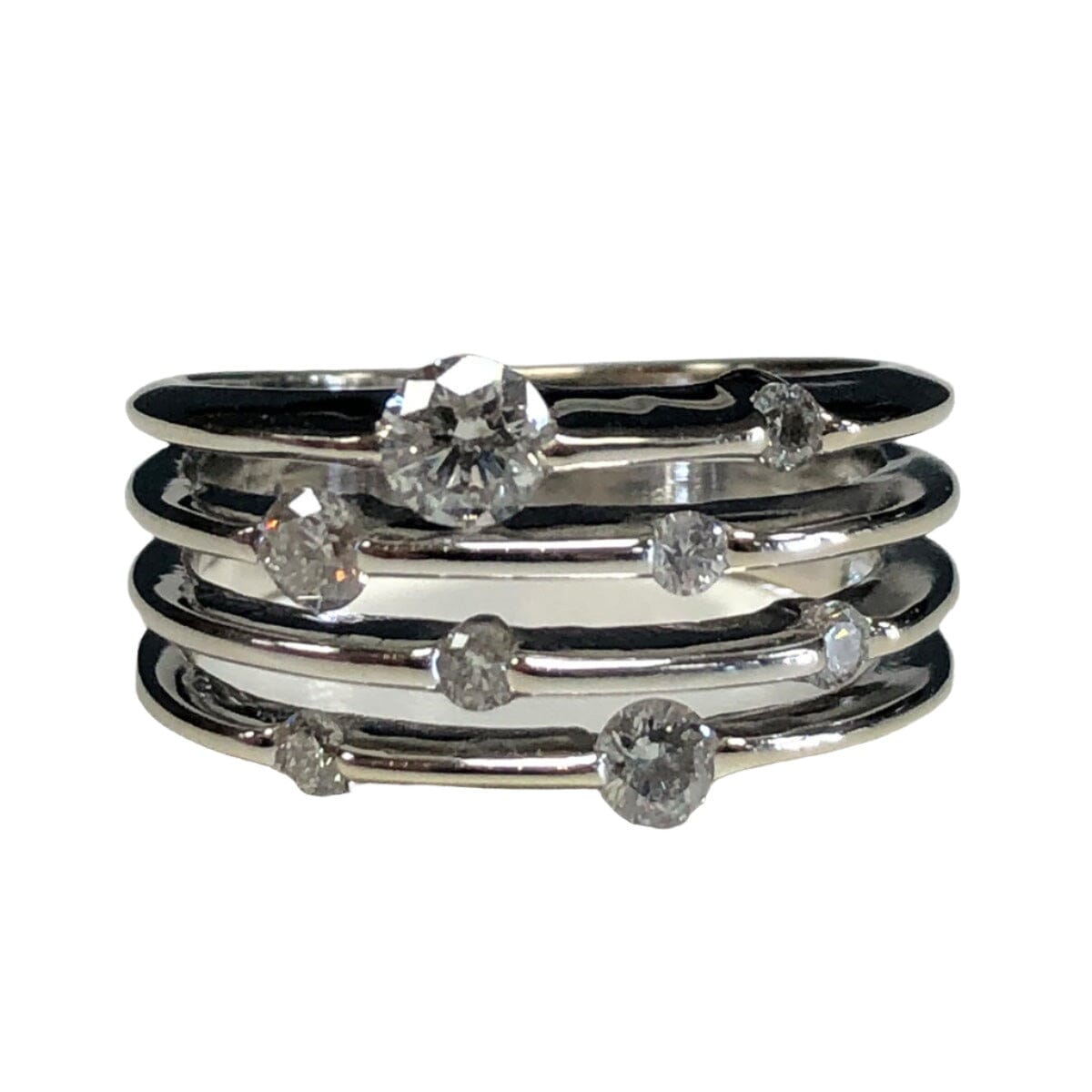 Great Lakes Coin 14k White Gold Diamond Ring