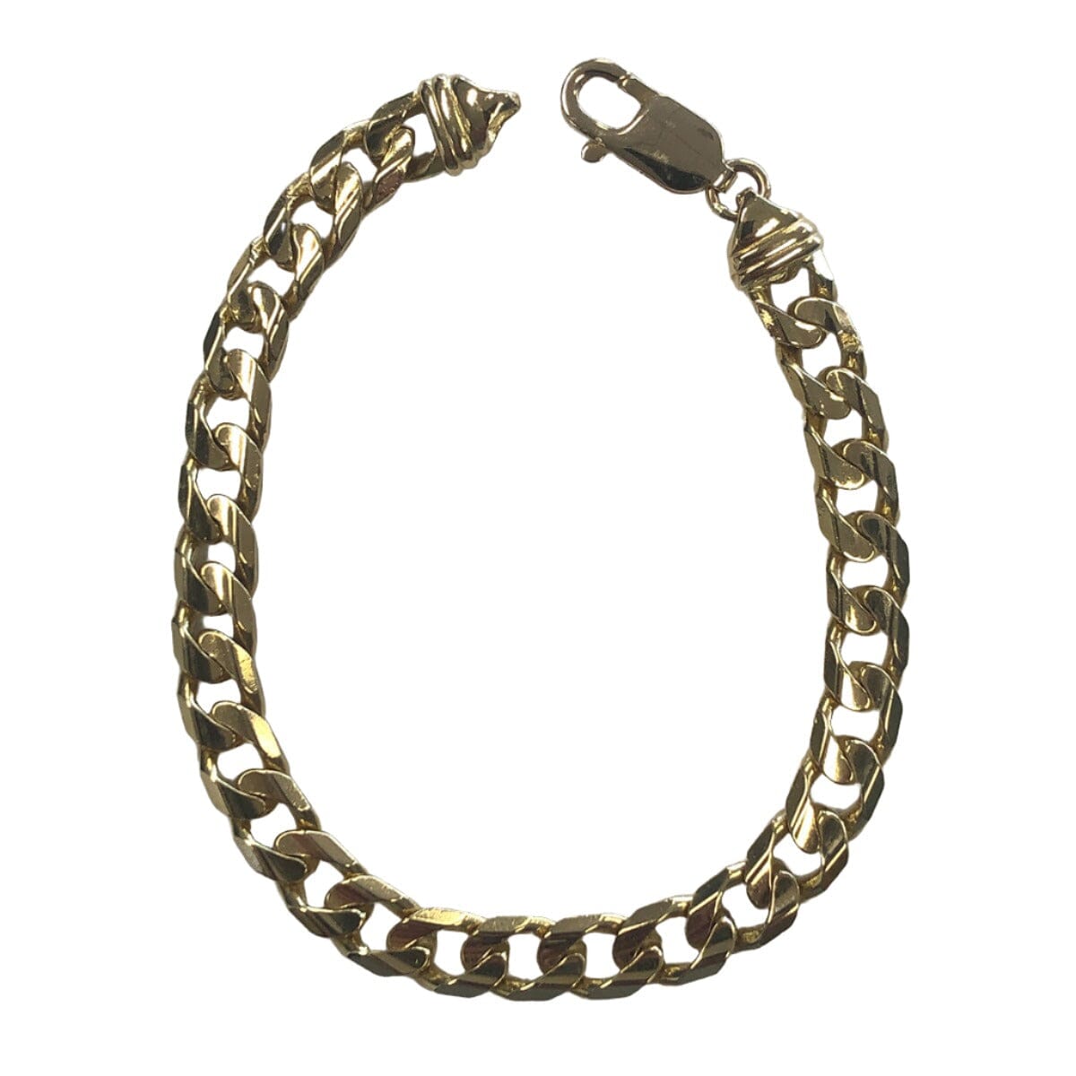 Great Lakes Coin 18k Yellow Gold Cuban Bracelet
