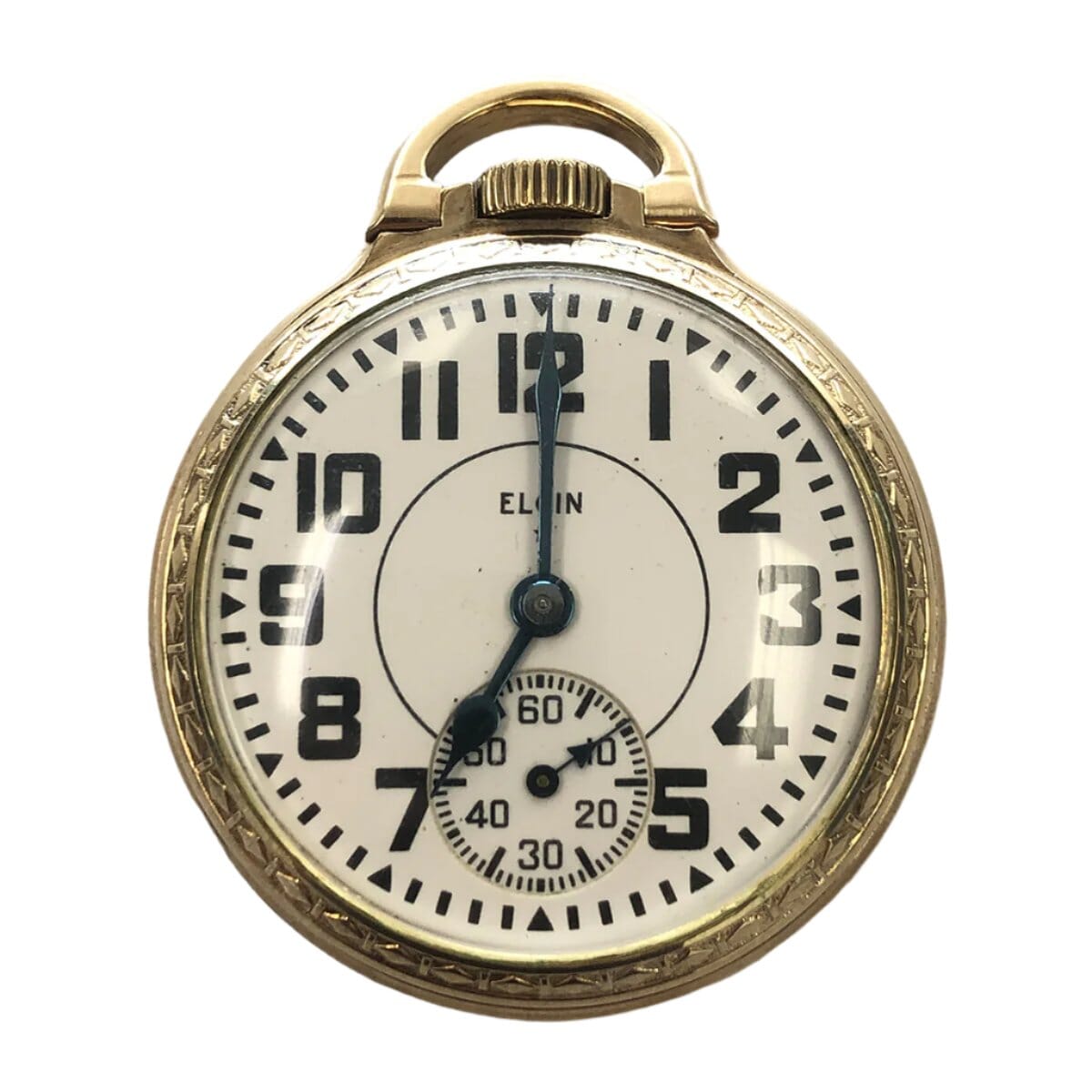 Great Lakes Coin 1933 Elgin B.W. Raymond Open Face 10k Gold Filled Pocket Watch