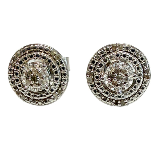 Silver & Diamond Earrings