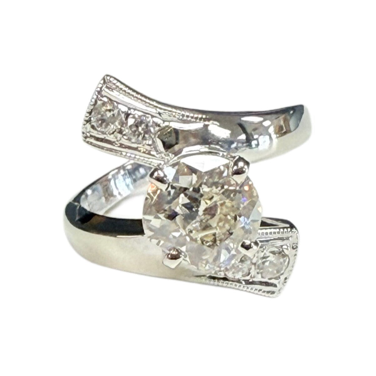 Great Lakes Coin 14k White Gold & Diamond Ring