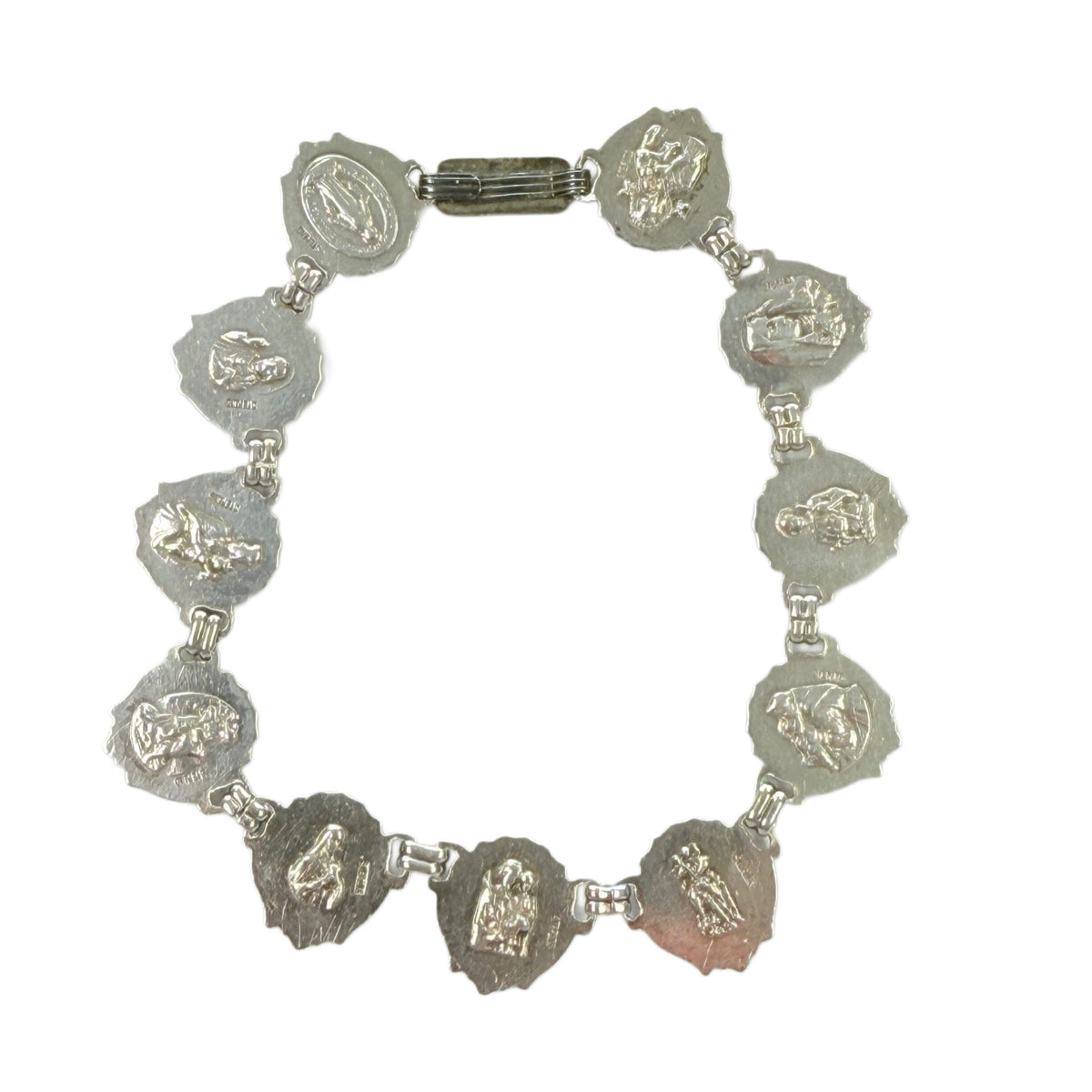 Great Lakes Coin Silver Rose Bracelet