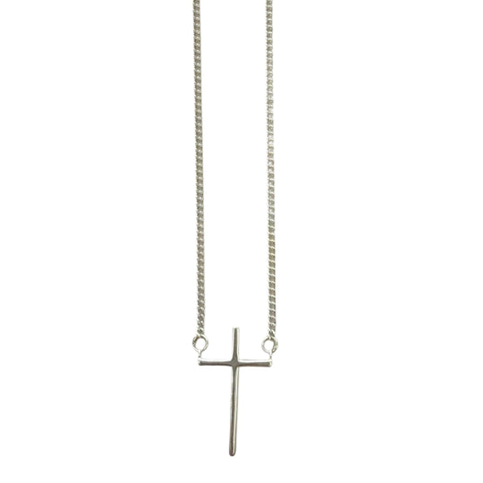 Silver Cross Necklace