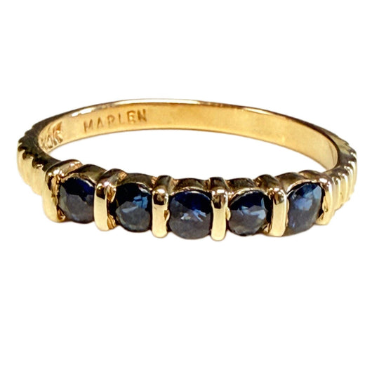 10k Gold & Sapphire Ring