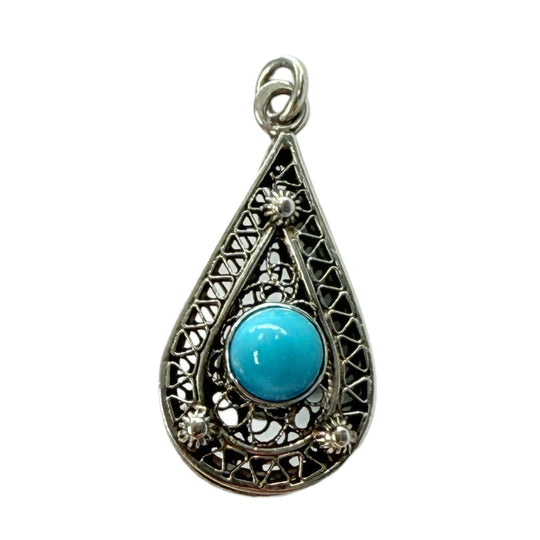 Silver & Turquoise Pendant