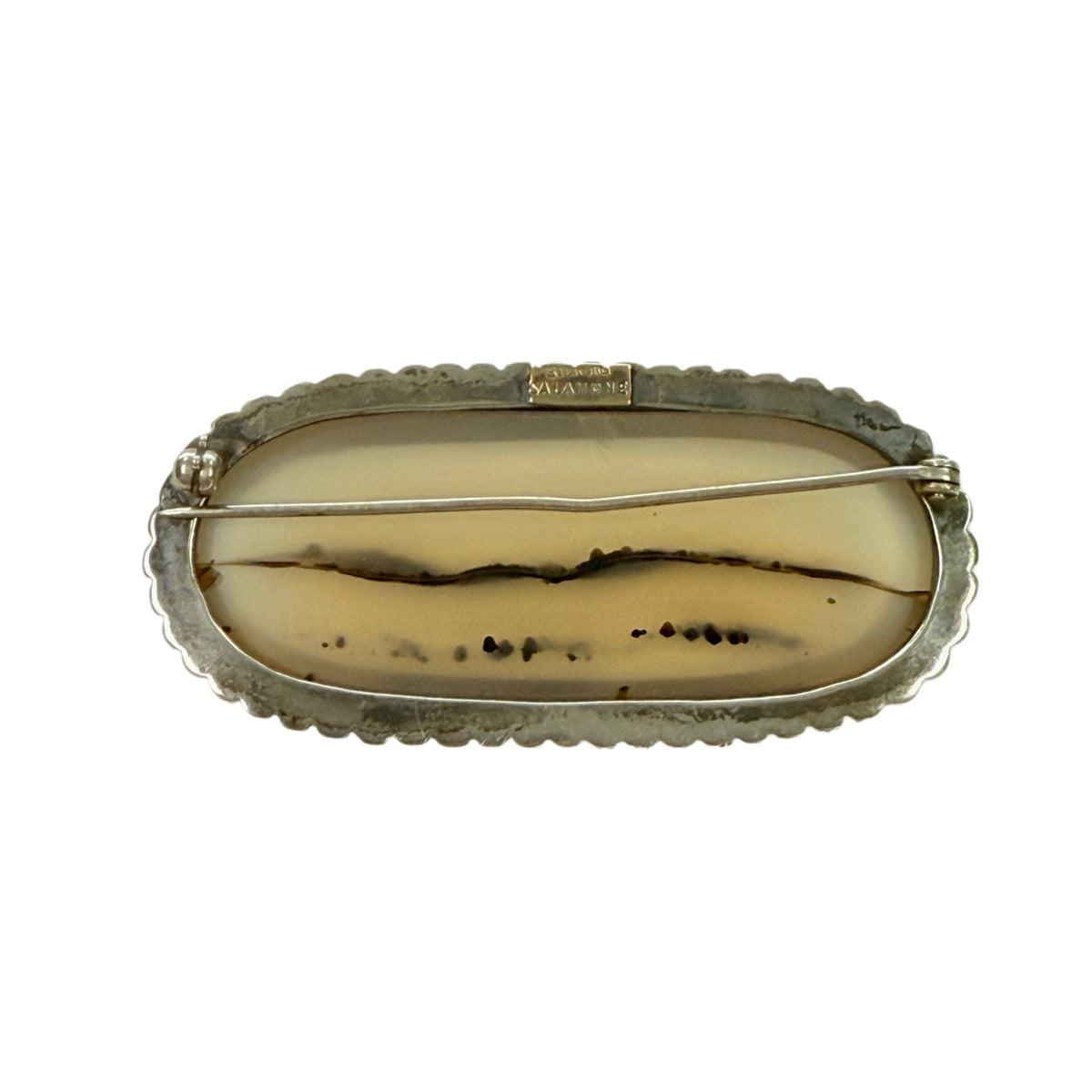 Great Lakes Coin Silver & Gemstone Pin