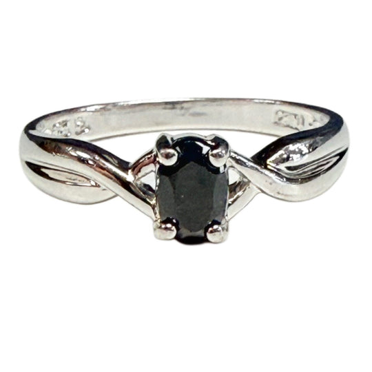 Silver & Spinel Ring
