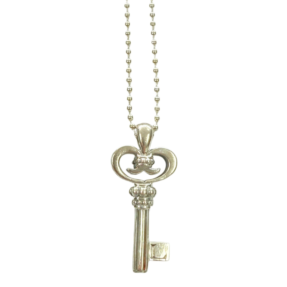Great Lakes Coin Lagos Sterling Caviar Key Necklace