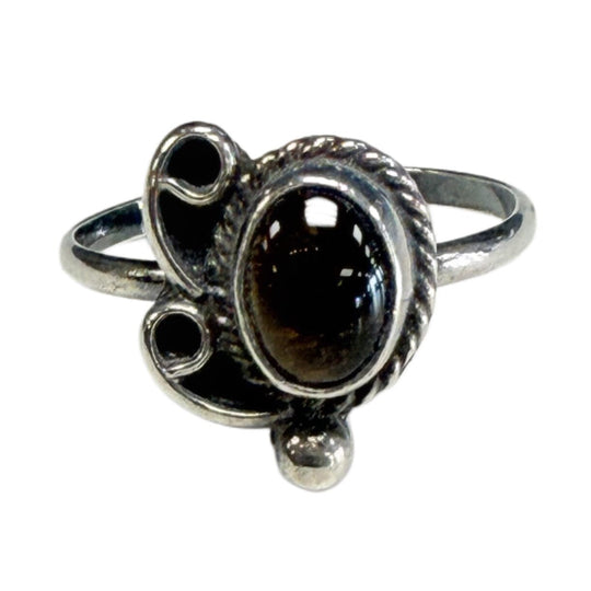 Silver & Tiger's Eye Ring