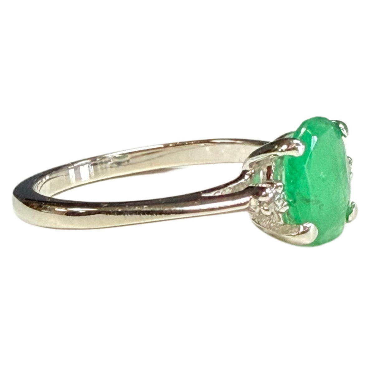 Great Lakes Coin 14k Gold Emerald & Diamond Ring